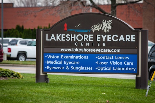 Lakeshore Eyecare Center Holland Office Sign